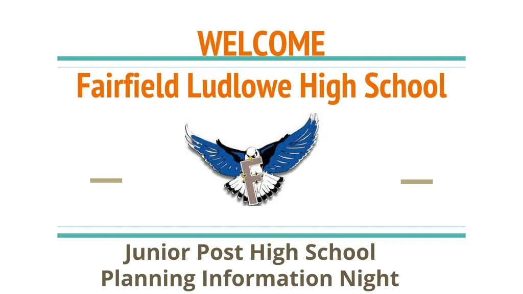 welcome fairfield ludlowe high school