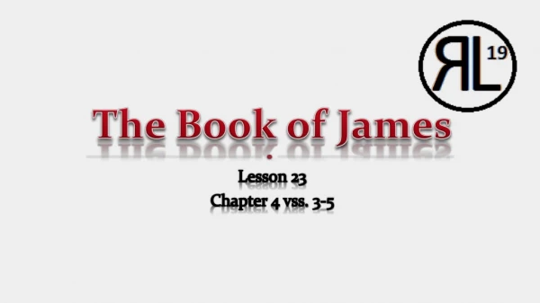 Lesson 23 Chapter 4 vss. 3-5