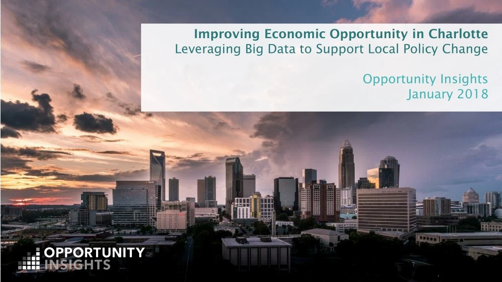 improving economic opportunity in charlotte