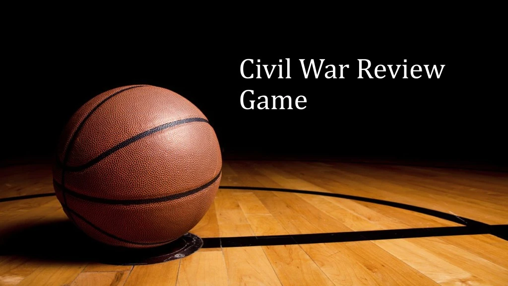 civil war review game