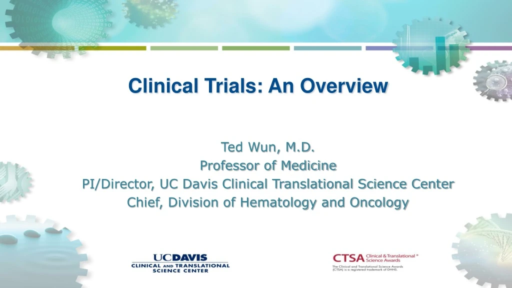 clinical trials an overview