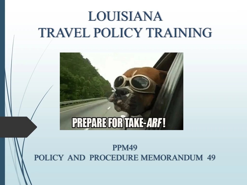 louisiana travel policy training