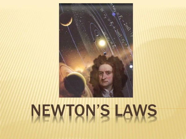Newton’s laws