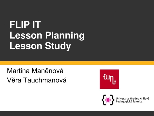 FLIP IT Lesson Planning Lesson Study