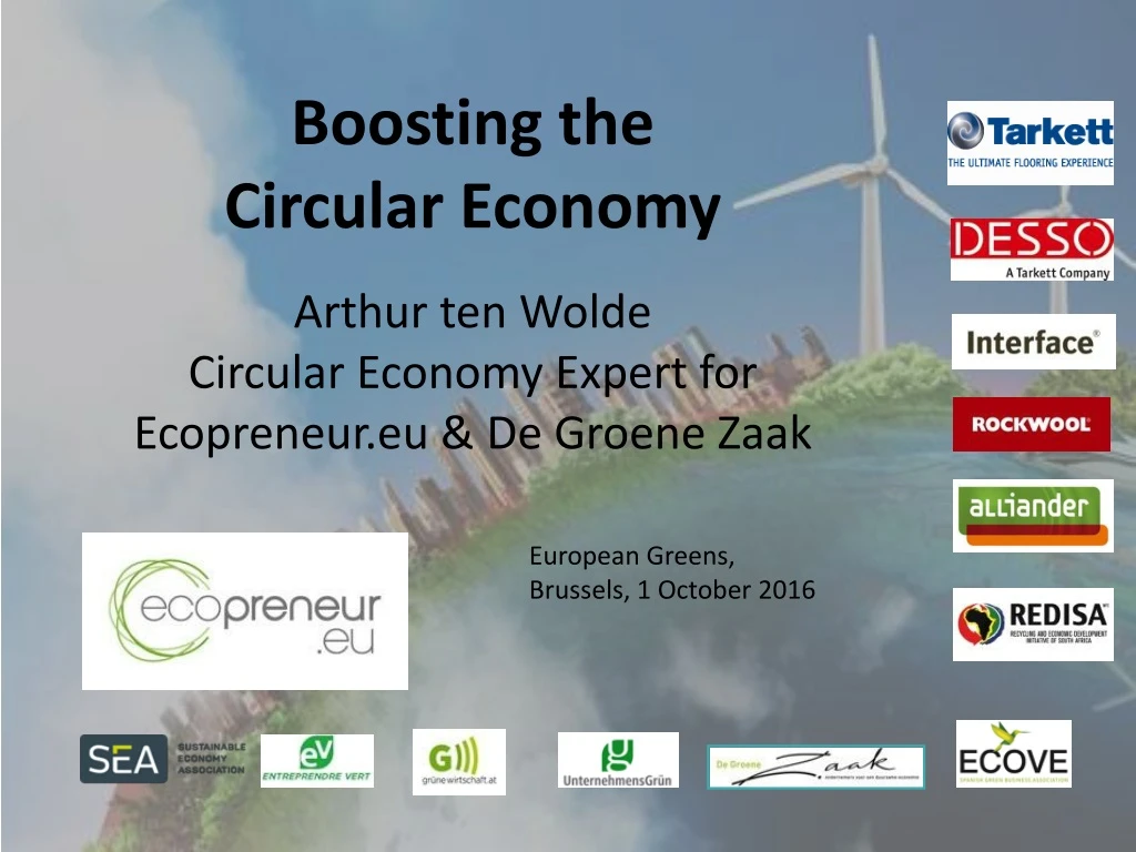 boosting the circular economy arthur ten wolde