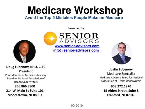 Avoid the Top 5 Mistakes People Make on Medicare