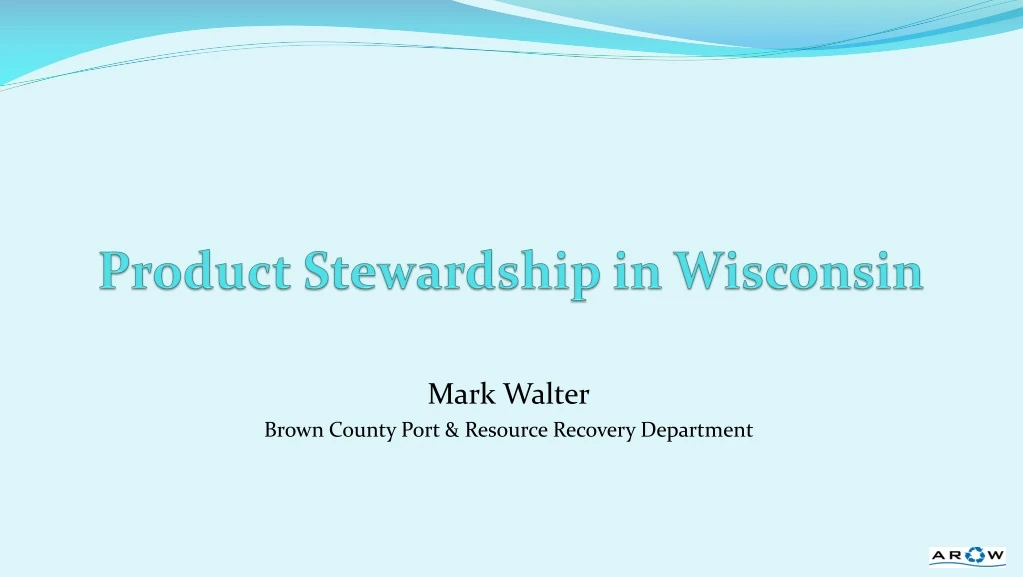 product stewardship in wisconsin