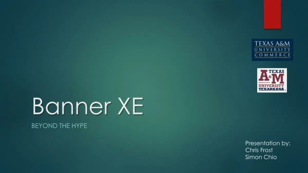 Banner XE