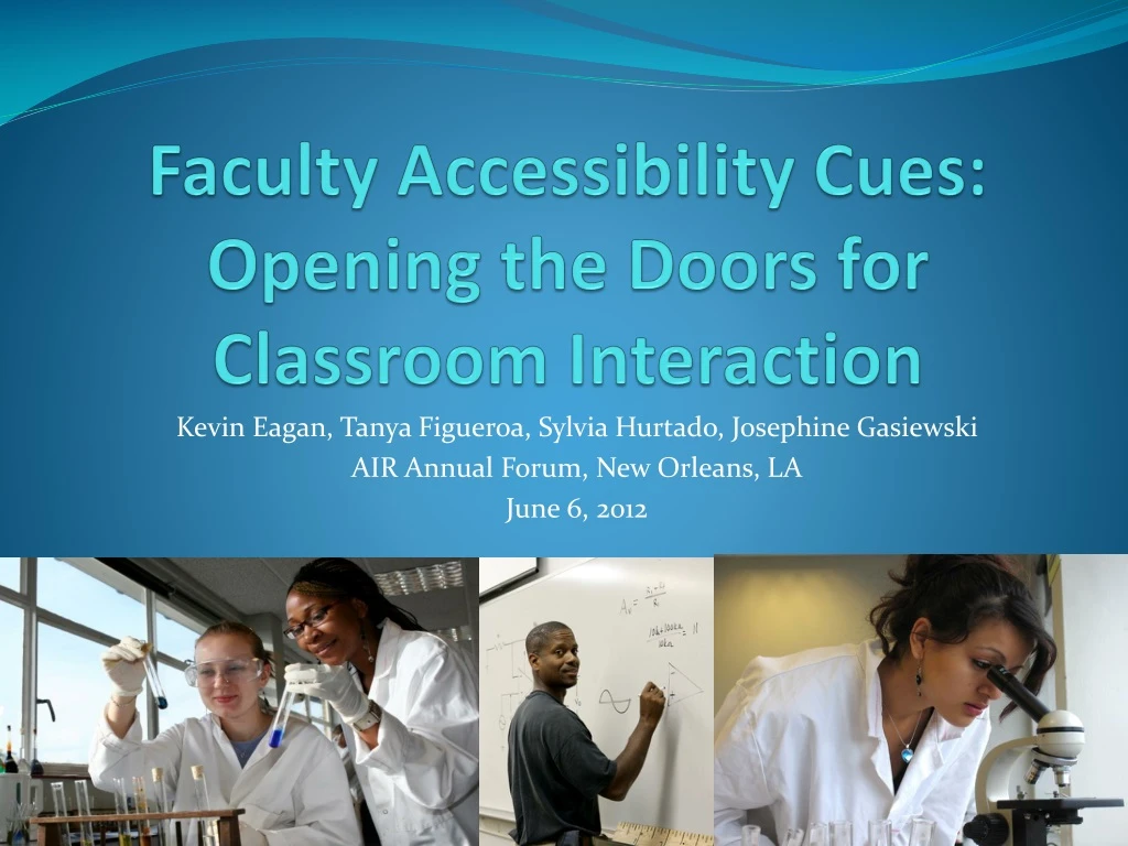 faculty accessibility cues opening the doors for classroom interaction