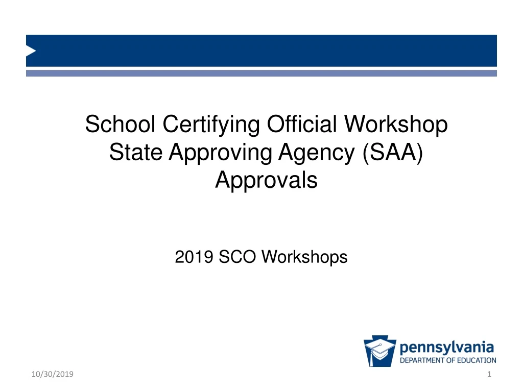 school certifying official workshop state approving agency saa approvals