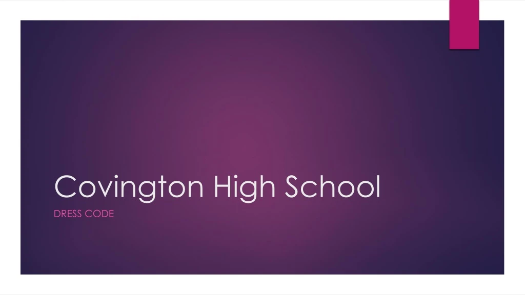 covington high school