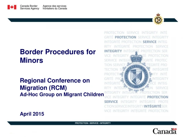 Border Procedures for Minors
