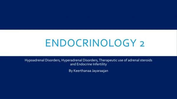 Endocrinology 2