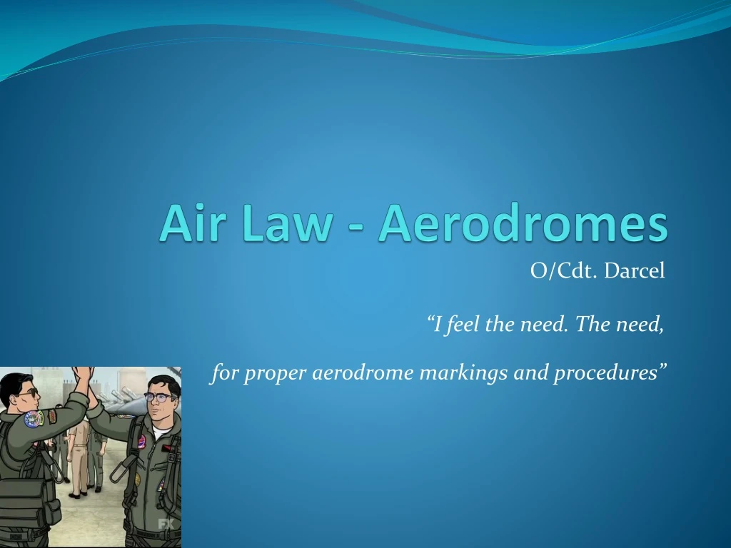 air law aerodromes