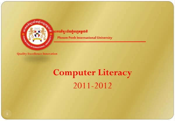 Computer Literacy 2011-2012