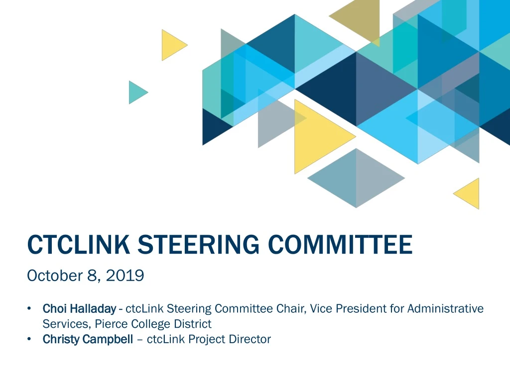 ctclink steering committee