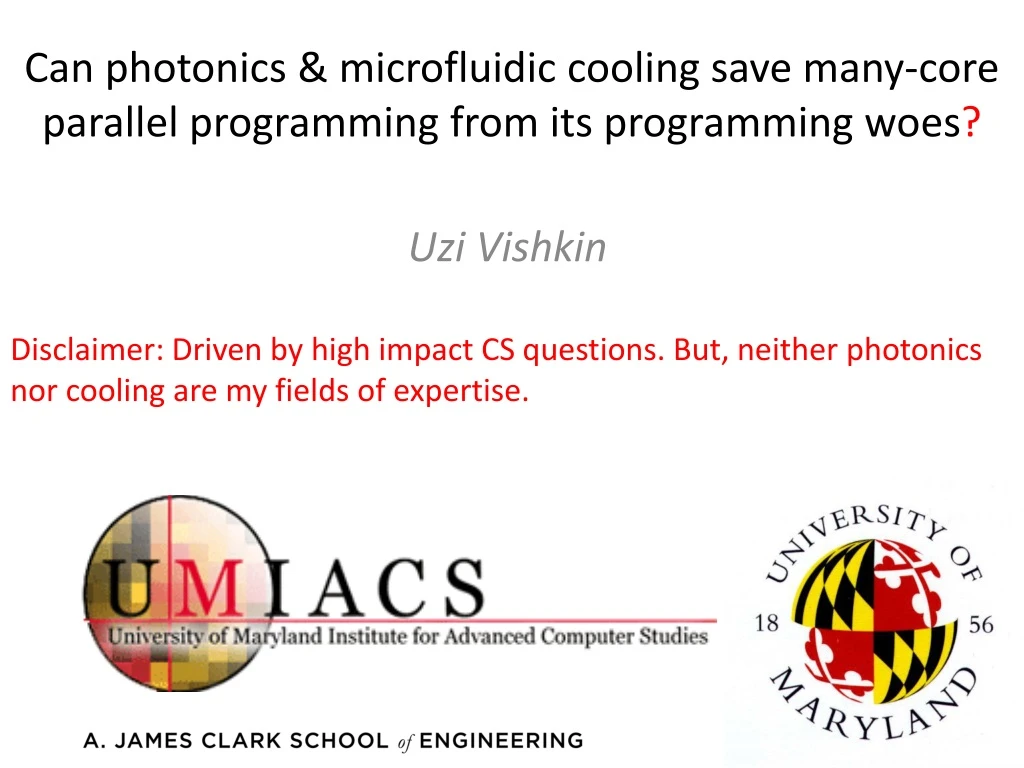 can photonics microfluidic cooling save many core parallel programming from its programming woes