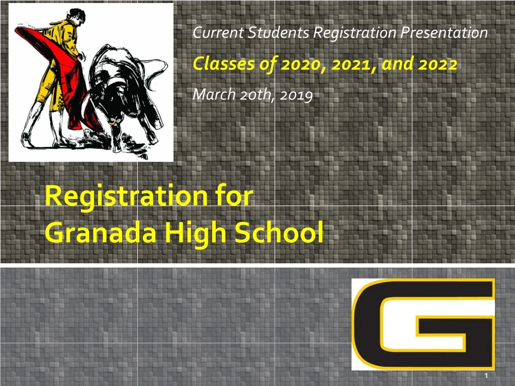 registration for granada high school