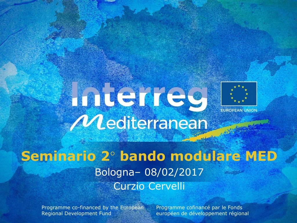 seminario 2 bando modulare med bologna 08 02 2017