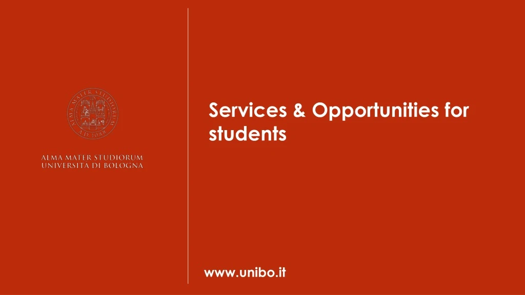 services opportunities for students