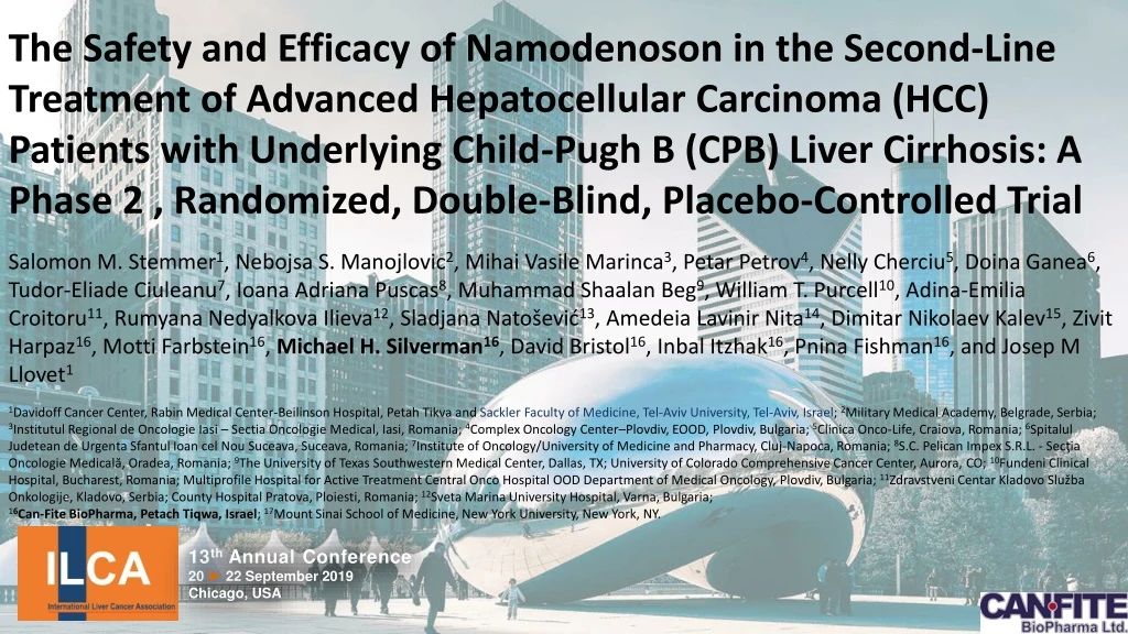 the safety and efficacy of namodenoson