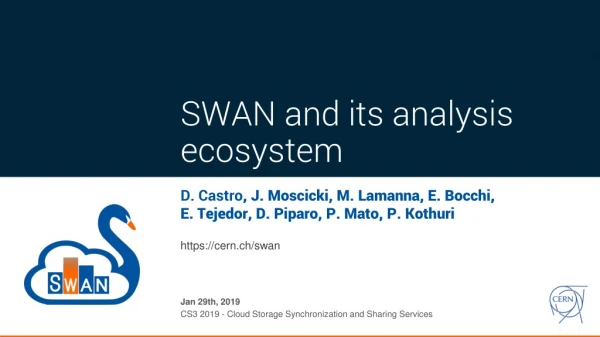 SWAN and its analysis ecosystem