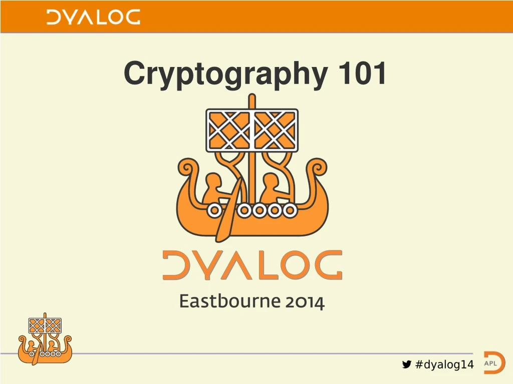 cryptography 101