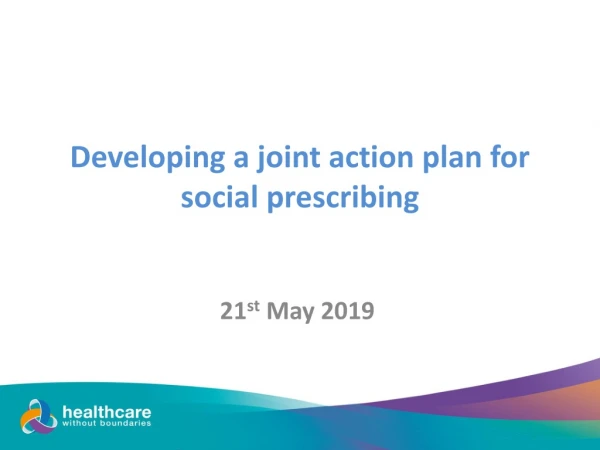 Developing a joint action plan for social prescribing