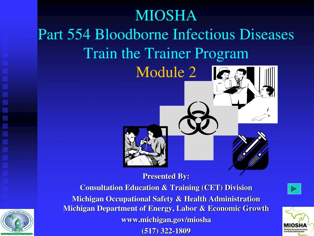 miosha part 554 bloodborne infectious diseases train the trainer program module 2