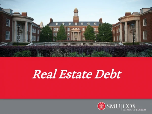 Real Estate Debt