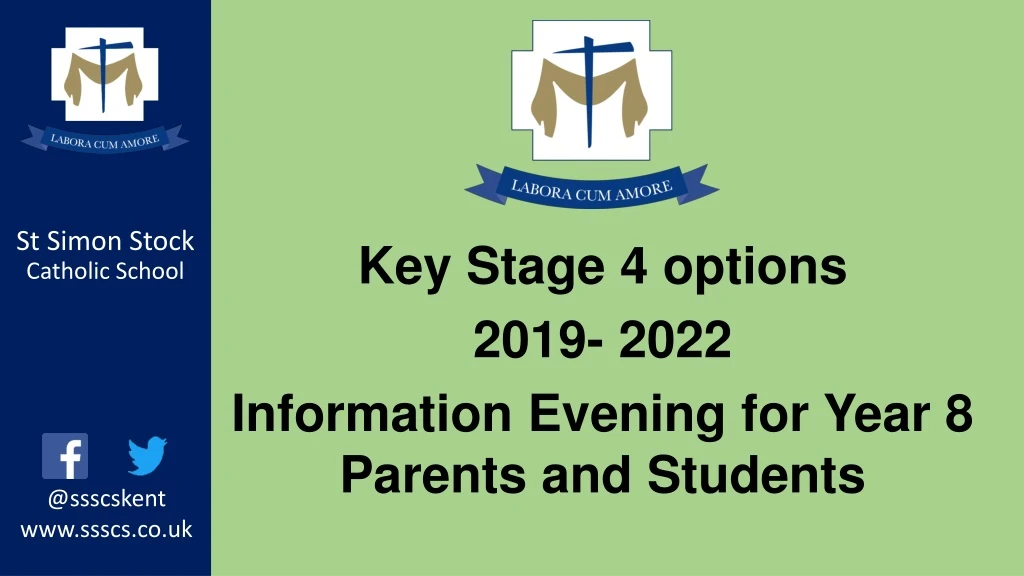 key stage 4 options 2019 2022 information evening
