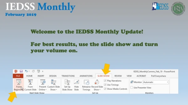 IEDSS Monthly