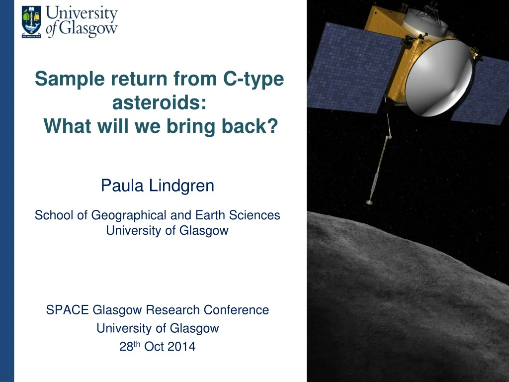 sample return from c type asteroids what will