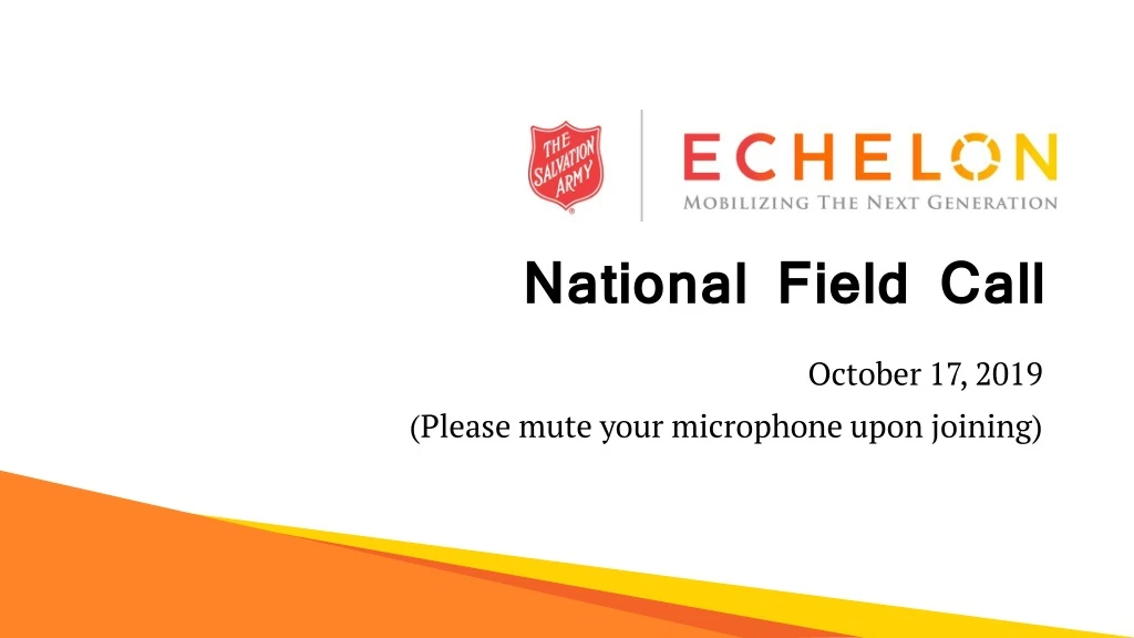 national field call