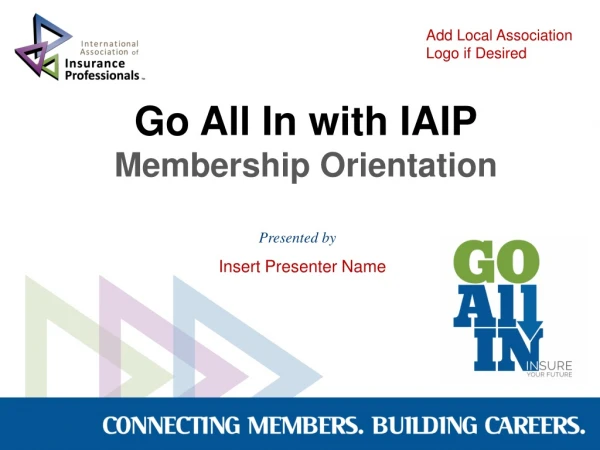 Go All In with IAIP Membership Orientation