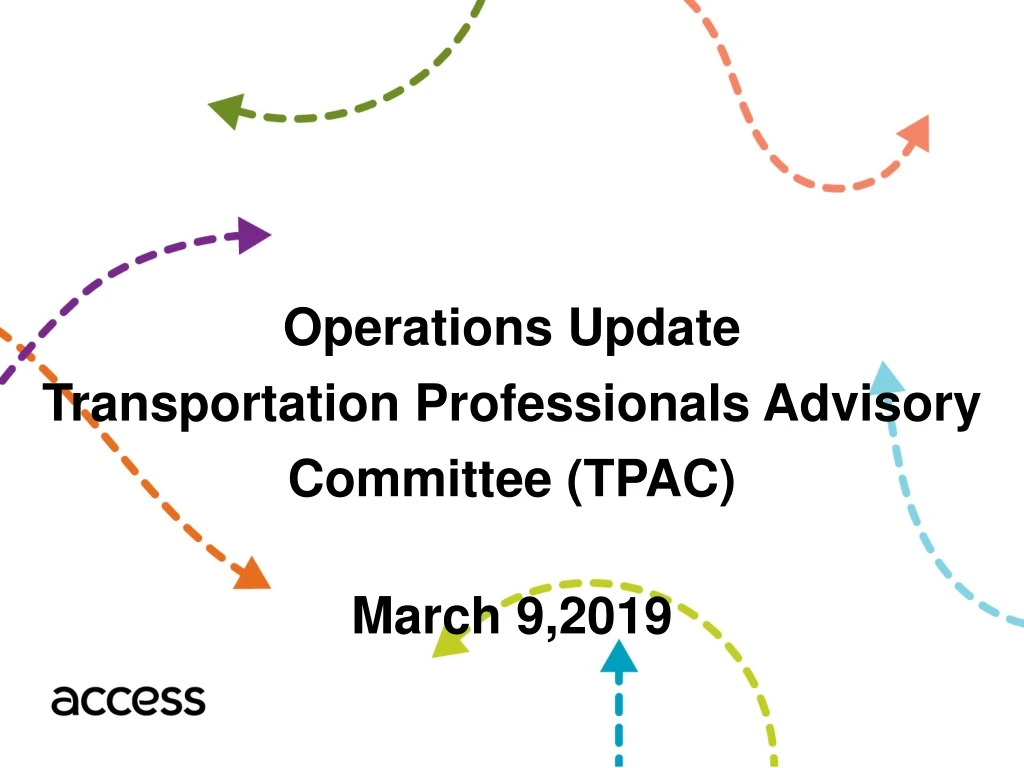 operations update transportation professionals