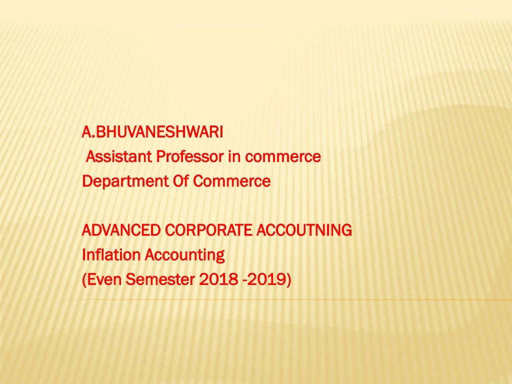 a bhuvaneshwari assistant professor in commerce
