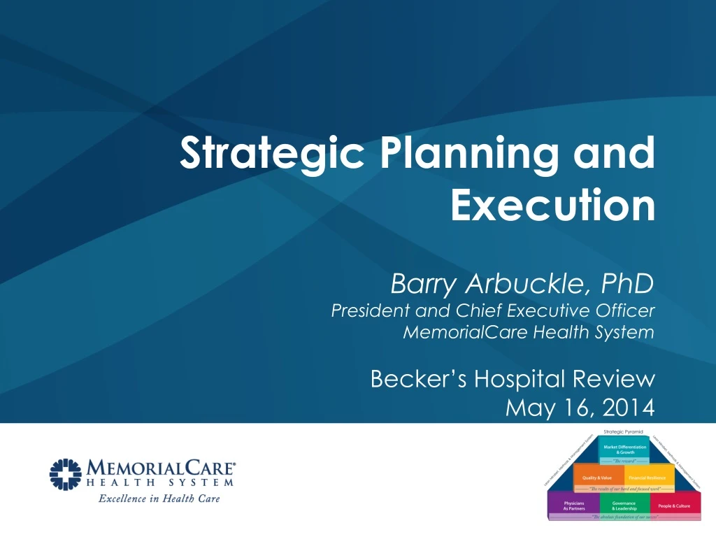 strategic planning and execution