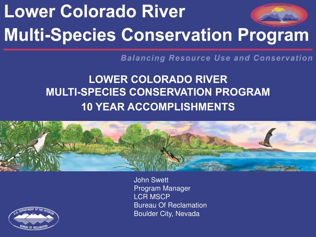 lower colorado river multi species conservation program 10 year accomplishments