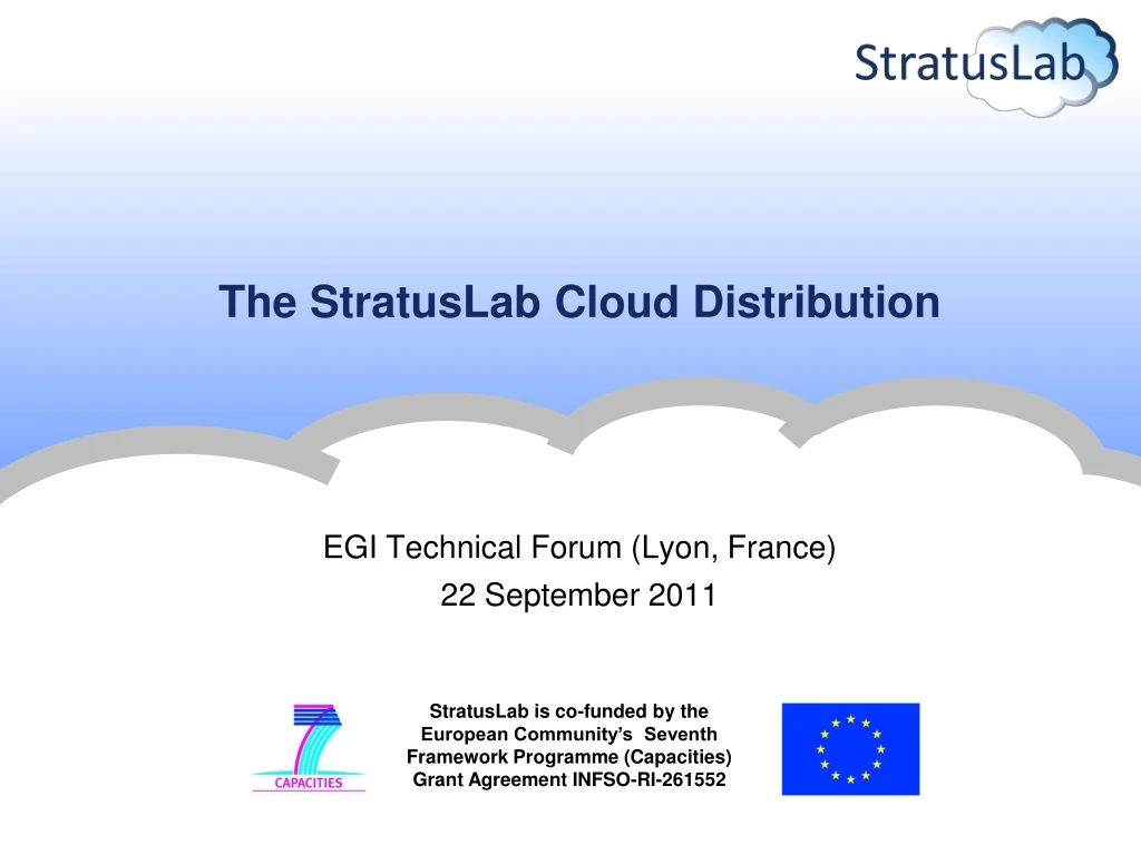 the stratuslab cloud distribution