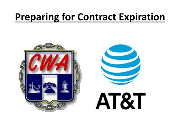 Preparing for Contract Expiration