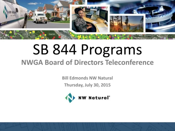 SB 844 Programs