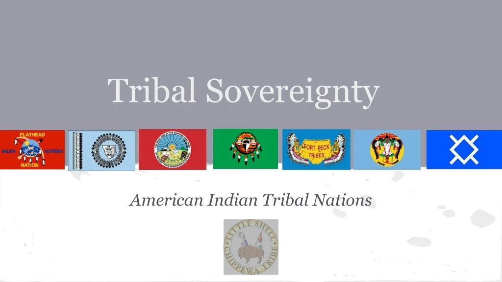 tribal sovereignty