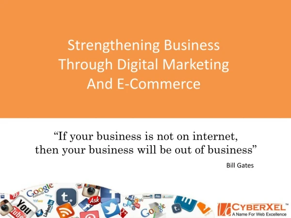 Strengthening Business Through Digital Marketing And E-Commerce