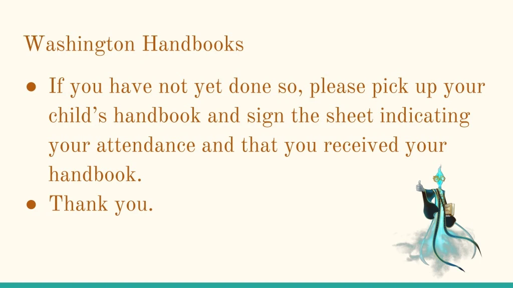 washington handbooks