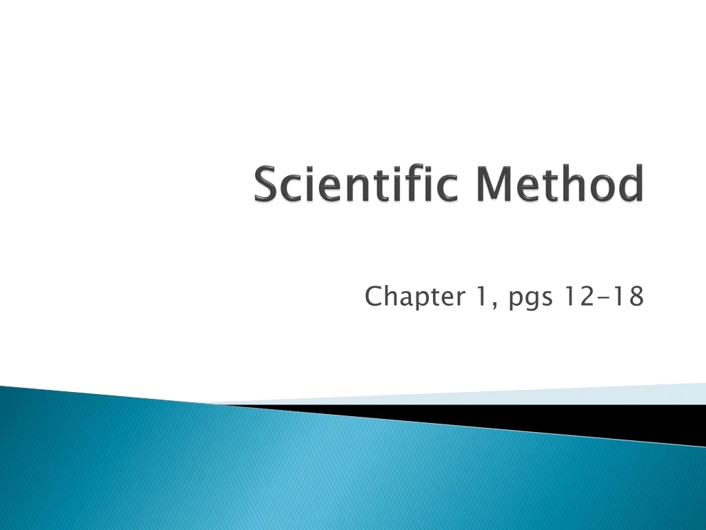 scientific method