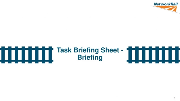 Task Briefing Sheet - Briefing