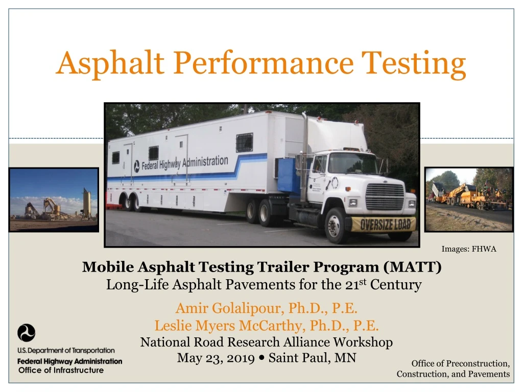 asphalt performance testing