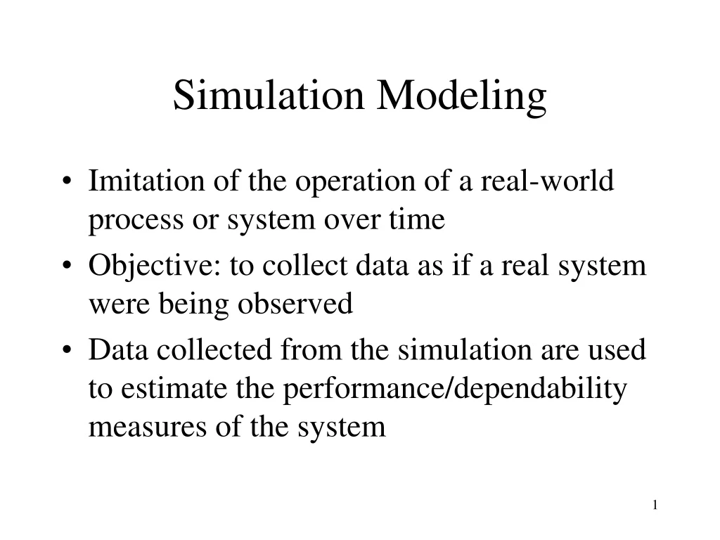 simulation modeling