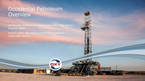 Occidental Petroleum Overview